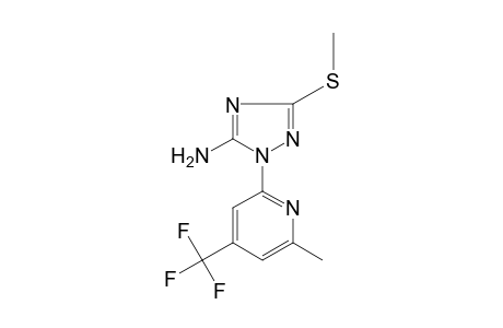 5-amino-3-(methylthio)-1-[6-methyl-4-(trifluoromethyl)-2-pyridyl]-1H-1,2,4-triazole