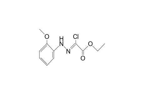 Acetic acid, chloro[(2-methoxyphenyl)hydrazono]-, ethyl ester