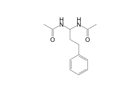 N-(1-acetamido-3-phenyl-propyl)acetamide