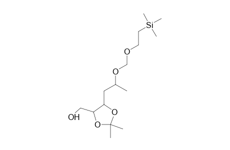 1,3-Dideoxy-4,5-O-(1-methylethylidene)-2-O-([2-(trimethylsilyl)ethoxy]methyl)hexitol