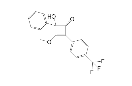 4-Hydroxy-3-methoxy-4-phenyl-2-[1-(4trifluromethyl)phenyl]-2-cyclobuten-1-one