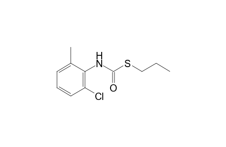 2-chloro-6-methylthiocarbanilic acid, S-propyl ester