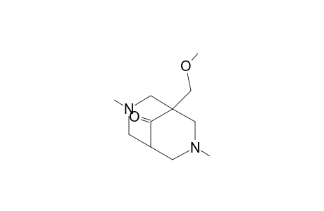 3,7-Diazabicyclo[3.3.1]nonan-9-one, 1-methoxymethyl-3,7-dimethyl-