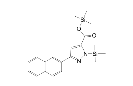 3-(2-Naphthyl)-1H-pyrazole-5-carboxylic acid, 2 tms derivative