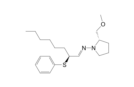 (S,S)-(-)-2-methoxymethyl-1-(2-phenylthio-1-octylidenamino)pyrrolidine