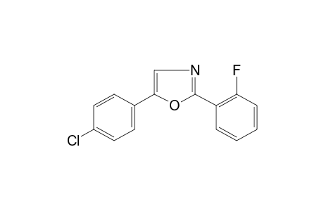 5-(p-chlorophenyl)-2-(o-fluorophenyl)oxazole