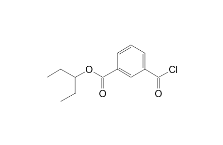 Isophthalic acid monochloride, 3-pentyl ester