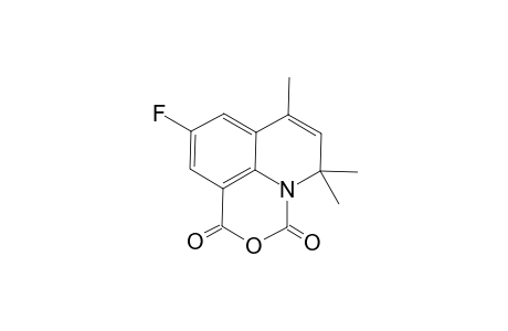 9-Fluoro-5,5,7-trimethyl-1H,5H-[1,3]oxazino[5,4,3-ij]quinoline-1,3-dione