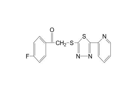 4'-fluoro-2-{[5-(2-pyridyl)-1,3,4-thiadiazol-2-yl]thio}acetophenone