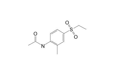 o-Acetotoluidide, 4'-(ethylsulfonyl)-