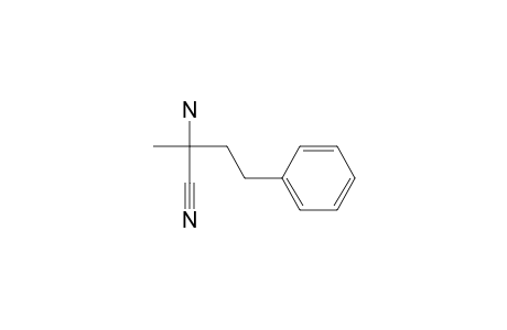 2-Amino-2-methyl-4-phenylbutanenitrile