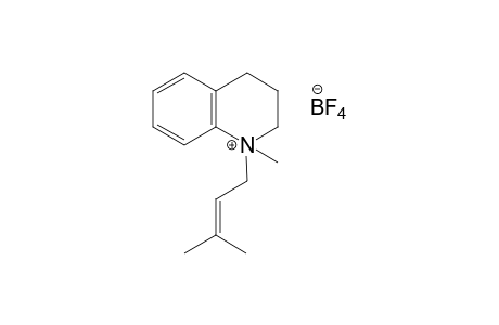 1-methyl-1-(3-methyl-2-butenyl)-1,2,3,4-tetrahydroquinolinium tetrafluoroborate(1-)