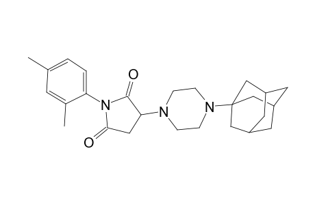 3-[4-(1-adamantyl)-1-piperazinyl]-1-(2,4-dimethylphenyl)pyrrolidine-2,5-dione