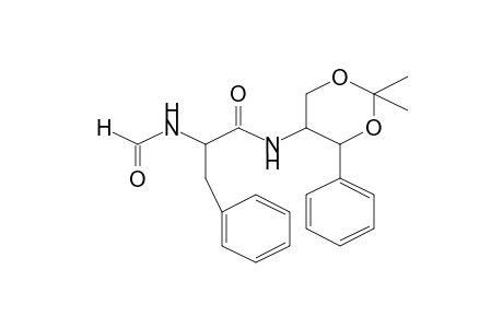 BENZENEPROPANAMIDE, N-(2,2-DIMETHYL-4-PHENYL-1,3-DIOXAN-5-YL)-alpha-(FORMYLAMINO)-, [4S-[4alpha,5alpha(R*)]]-