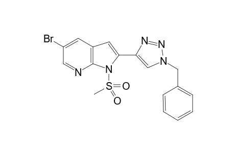 2-(1-Benzyl-1H-1,2,3-triazol-4-yl)-5-bromo-1-(methylsulfonyl)-1H-pyrrolo[2,3-b]pyridine