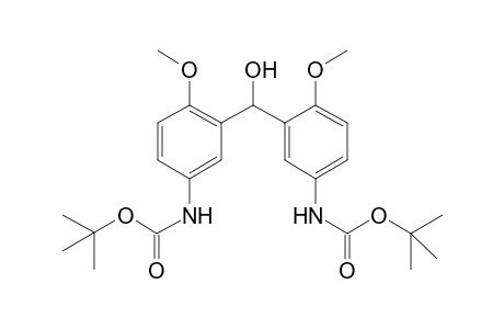 N-[3-[hydroxy-[2-methoxy-5-[[(2-methylpropan-2-yl)oxy-oxomethyl]amino]phenyl]methyl]-4-methoxyphenyl]carbamic acid tert-butyl ester