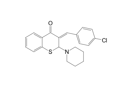 3-(4-CHLOROBENZYLIDENE)-2-(1-PIPERIDYL)-2,3-DIHYDROTHIOCHROMAN-4-ONE