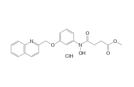 N-hydroxy-3'-[(2-quinolyl)methoxy]succinanilic acid, methyl ester, monohydrochloride