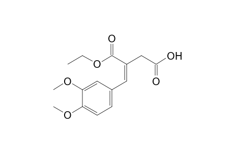 (Z)-3-carbethoxy-4-(3,4-dimethoxyphenyl)but-3-enoic acid