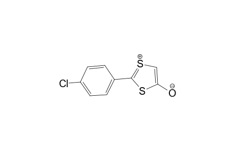 1,3-Dithiol-1-ium, 2-(4-chlorophenyl)-4-hydroxy-, hydroxide, inner salt