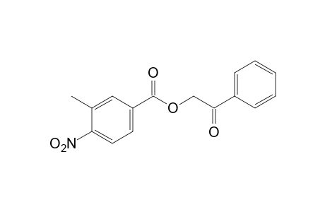 4-nitro-m-toluic acid, ester with 2-hydoxyacetophenone