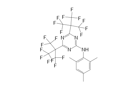 2,4-Bis[2,2,2-trifluoro-1,1-bis(trifluoromethyl)ethyl]-6-(2,4,6-trimethylanilino)-1,3,5-triazine