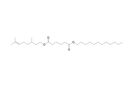 Adipic acid, .beta.-citronellyl dodecyl ester