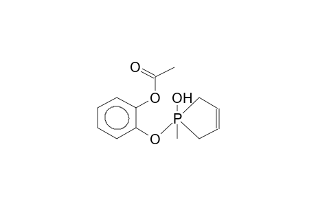 1-(ORTHO-ACETOXYPHENOXY)-1-HYDROXY-1-METHYL-3-PHOSPHOLINE