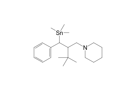 [3,3-dimethyl-1-phenyl-2-(1-piperidylmethyl)butyl]-trimethyl-stannane