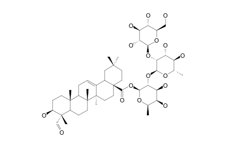 28-O-[GLUCOPYRANOSYL-(1->2)-RHAMNOPYRANOSYL-(1->2)-FUCOPYRANOSYL]-GYPSOGENIN-ESTER