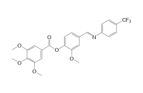 2-methoxy-4-[N-(alfa,alfa,alfa-trifluoro-m-tolyl)formimidoyl]phenol,3,4,5-trimethoxybenzoate