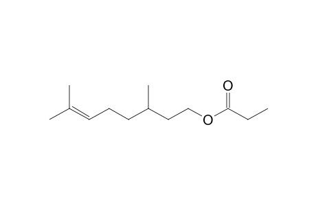 6-Octen-1-ol, 3,7-dimethyl-, propanoate