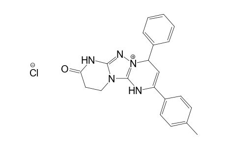 2-(4-Methylphenyl)-8-oxo-4-phenyl-1,4,7,8,9,10-hexahydro[1,2,4]triazolo[1,5-a:4,3-a']dipyrimidin-5-ium chloride