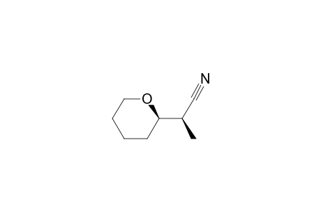 2H-Pyran-2-acetonitrile, tetrahydro-.alpha.-methyl-, (R*,R*)-