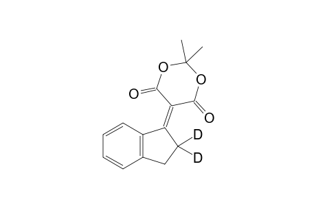 2,2-Dimethyl-5-(2',2'-dideuterio-1'-indanyldene)-1,3-dioxane-4,6-dione