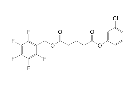 Glutaric acid, 3-chlorophenyl pentafluorobenzyl ester