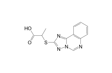 2-([1,2,4]Triazolo[1,5-c]quinazolin-2-ylthio)propionic Acid