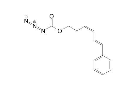 6-Phenyl-3Z,5E-hexadienyl azidoformate