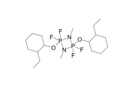 1,3,2,4-Diazadiphosphetidine, 2,4-bis[(2-ethylcyclohexyl)oxy]-2,2,4,4-tetrafluoro-2,2,4,4-tetrahydr o-1,3-dimethyl-