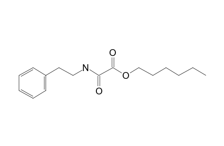 Oxalic acid, monoamide, N-(2-phenylethyl)-, hexyl ester