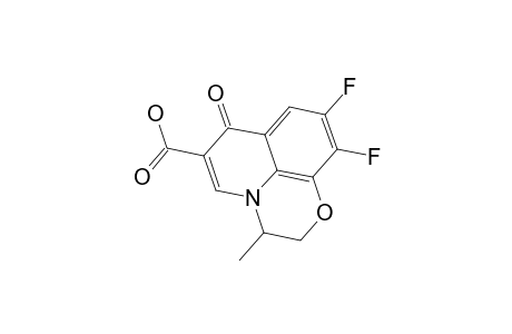 9,10-Difluoro-2,3-dihydro-3-methyl-7-oxo-7H-pyrido[1,2,3-de]-1,4-benzoxazine-6-carboxylic acid