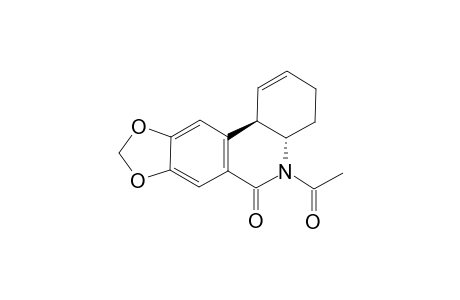 5-Acetyl-3,4,5,11b-tetrahydro[1,3]dioxolo[4,5-j]phenanthridin-6(4H)-one