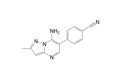 Benzonitrile, 4-(7-amino-2-methylpyrazolo[1,5-a]pyrimidin-6-yl)-