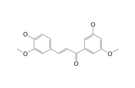 (2E)-1-(3-hydroxy-5-methoxyphenyl)-3-(4-hydroxy-3-methoxyphenyl)prop-2-en-1-one