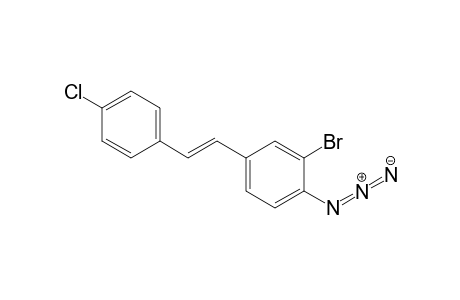 4-AZIDO-3-BROMO-4'-CHLOROSTILBENE