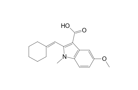 1H-Indole-3-carboxylic acid, 2-(cyclohexylidenemethyl)-5-methoxy-1-methyl-