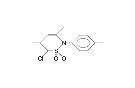 1-Chloro-2,4-dimethyl-N-(4-tolyl)-1,3-butadiene-1,4-sultame