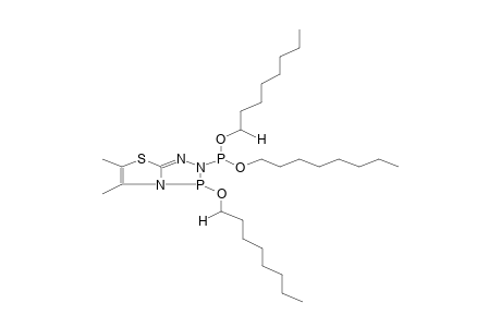 2-(OCTYLOXYPHOSPHINO)-3-OCTYLOXY-5,6-DIMETHYLTHIAZOLO[2,3-D]-1,2-DIHYDRO-1,2,4,3-TRIAZAPHOSPHOLE