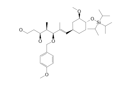 (E,3S,4R,5S)-5-[(4-methoxyphenyl)methoxy]-7-[(1R,3R,4R)-3-methoxy-4-tri(propan-2-yl)silyloxy-cyclohexyl]-4,6-dimethyl-hept-6-ene-1,3-diol