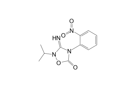 3-imino-2-isopropyl-4-(2-nitrophenyl)-1,2,4-oxadiazolidin-5-one